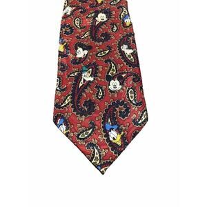 Disney Mickey Unlimited By Balancine Neck Tie Polyester Donald Goofy Unisex